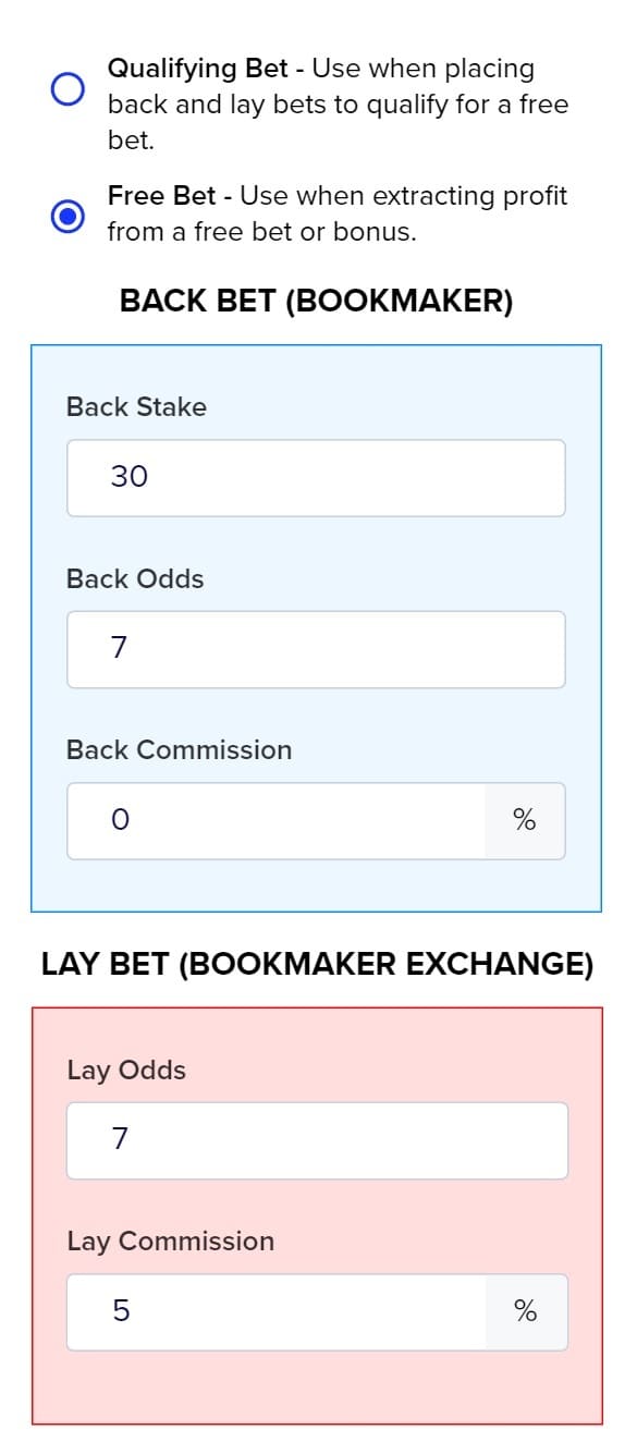 Matched betting calculator free bet example-mobile