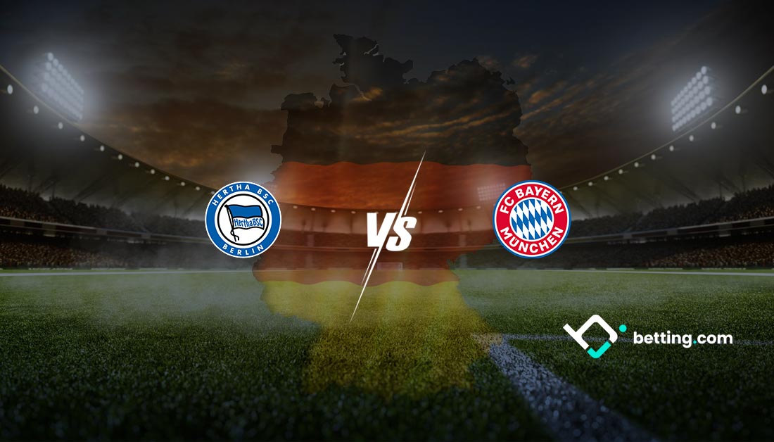 Hertha Berlin vs Bayern Munich logos