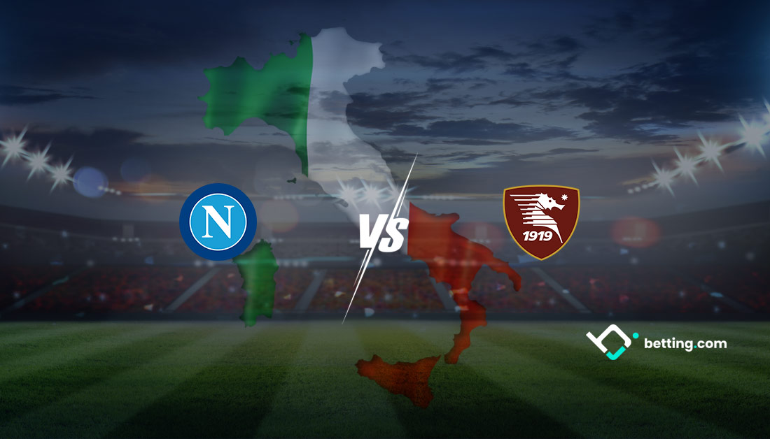 Napoli vs Salernitana  team logos